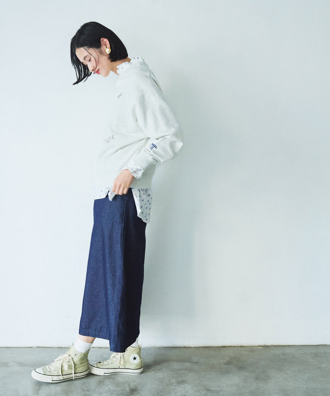 @ブルー:H170 着用サイズ:1