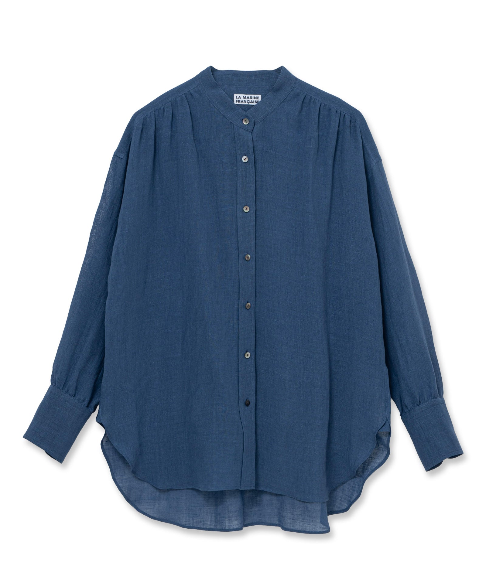 ナチュラルリネンガーゼシャツ