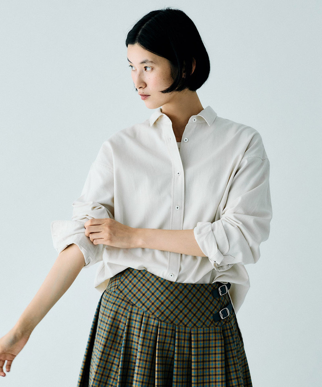 @オフホワイト:H170 着用サイズ:3