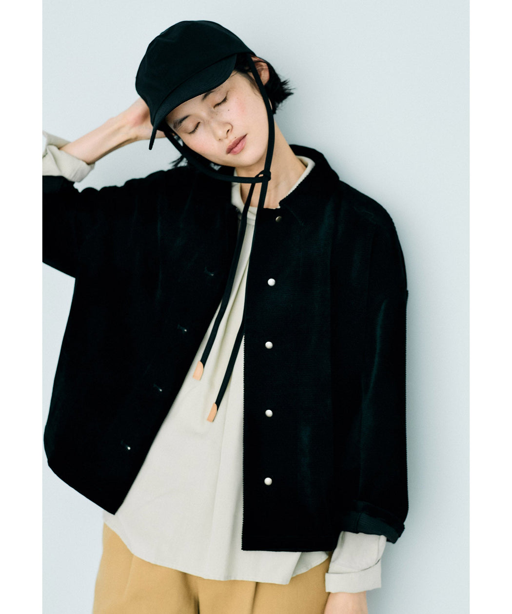 @ブラック:H170 着用サイズ:F