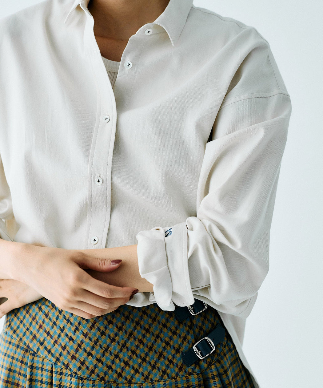 @オフホワイト:H170 着用サイズ:3