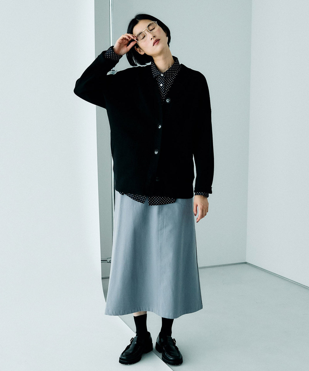 @ネイビー:H170 着用サイズ:1