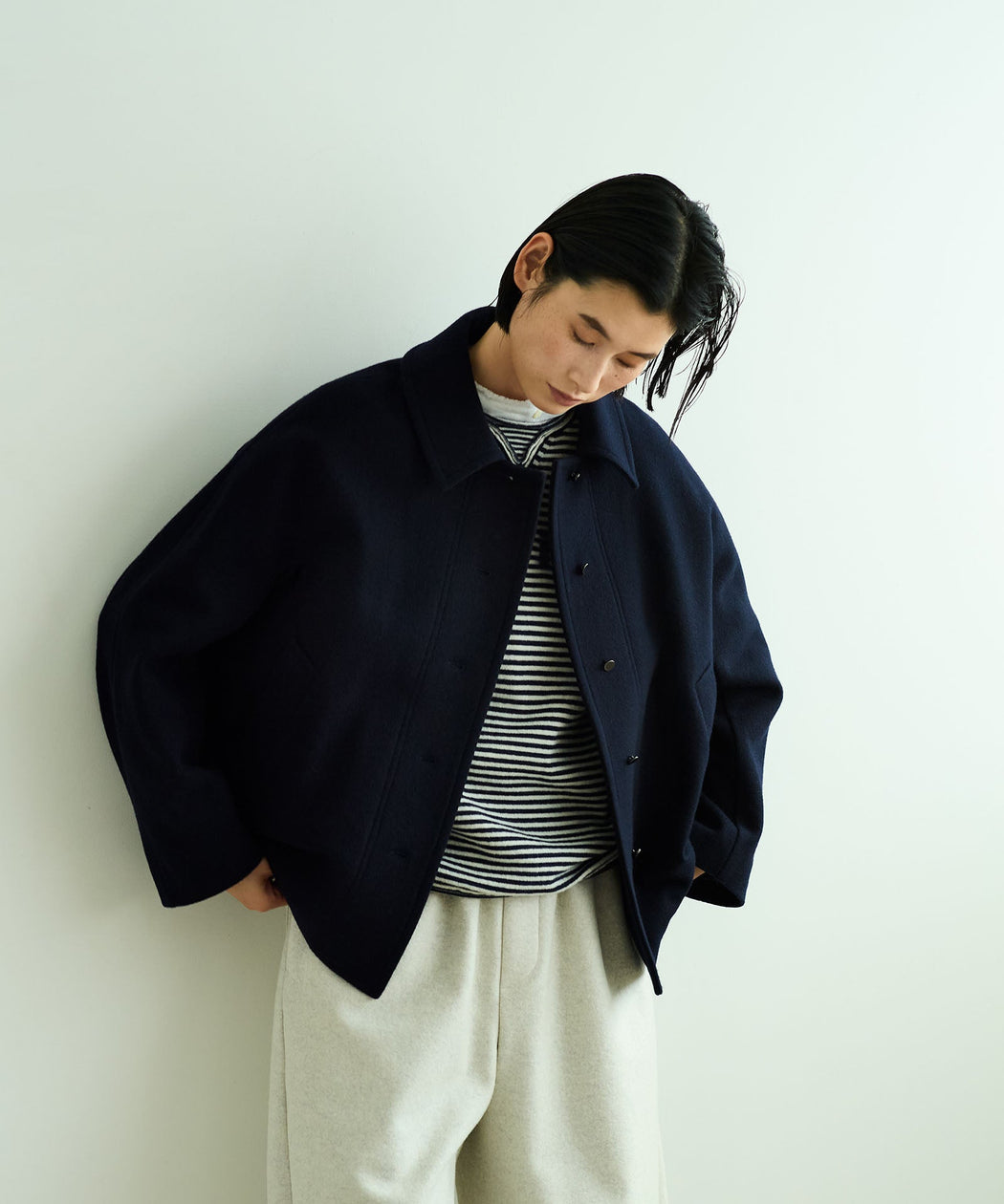 @ネイビー H170:着用サイズF