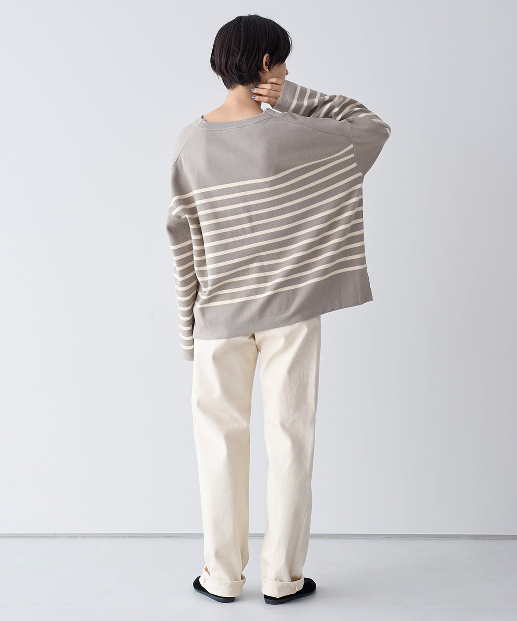 【Caqu】modern classic ecru - LA MARINE FRANCAISE@オフホワイト:H166 着用サイズ:1