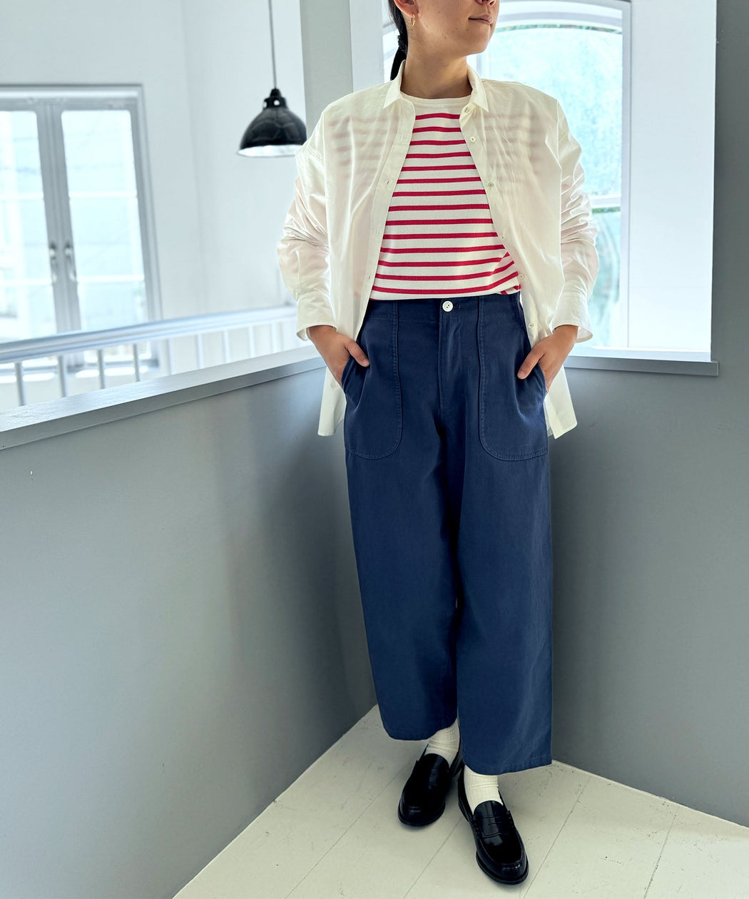 @ホワイト:H167 着用サイズ:3