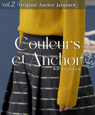 10.21 Couleurs et Anchor  Vol.2「Original Anchor Jacquard」 - LA MARINE FRANCAISE