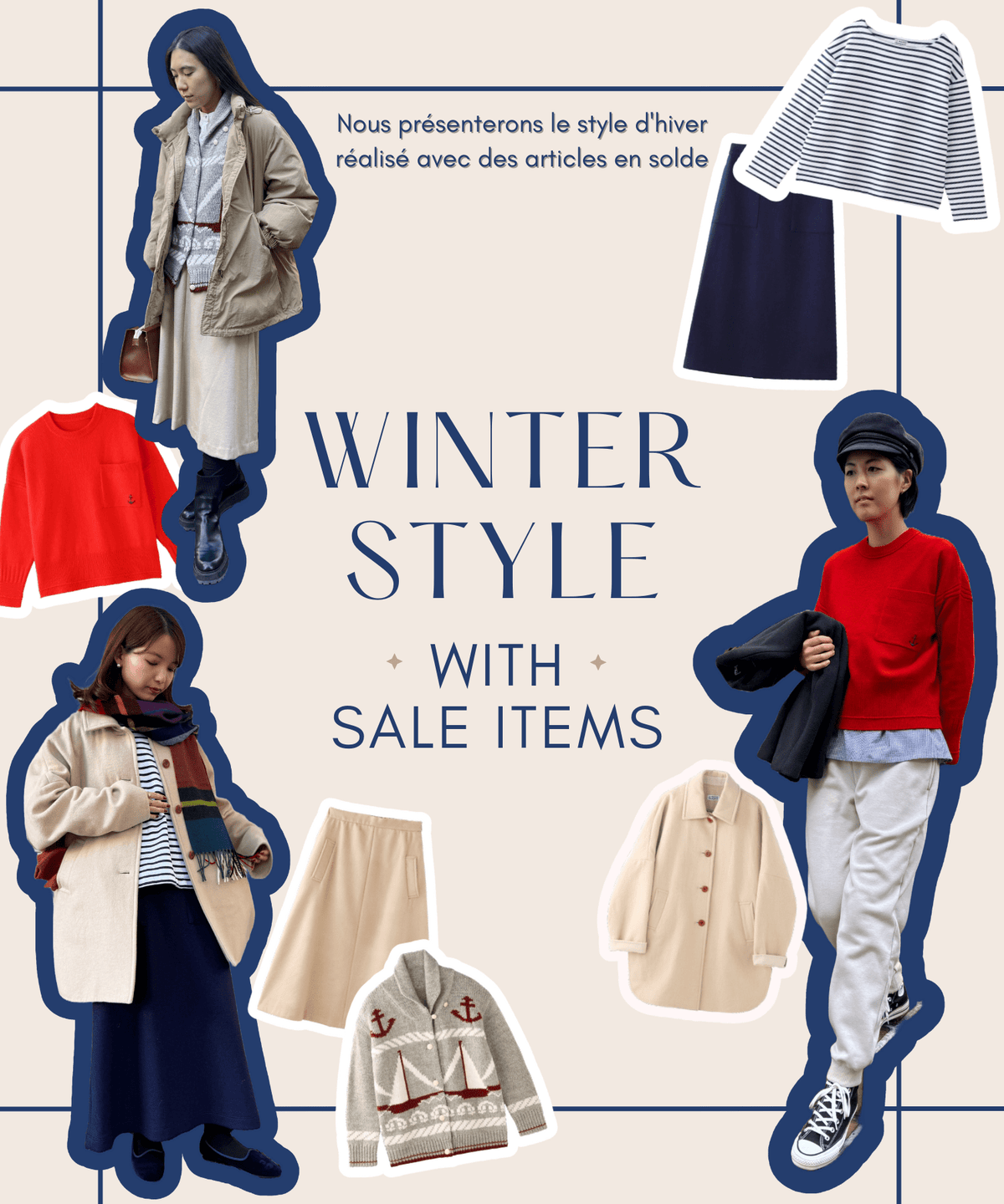 マリンフランセーズピーコート半額以下セール中‼️ 11-winter-style-with-sale-