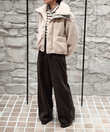 11.18　ボアスタンドショートコート