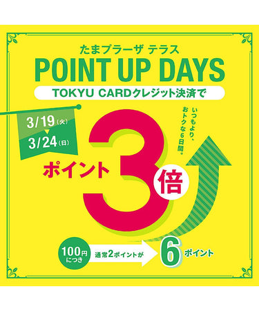 3.12　東急カード3倍ポイントDAYS