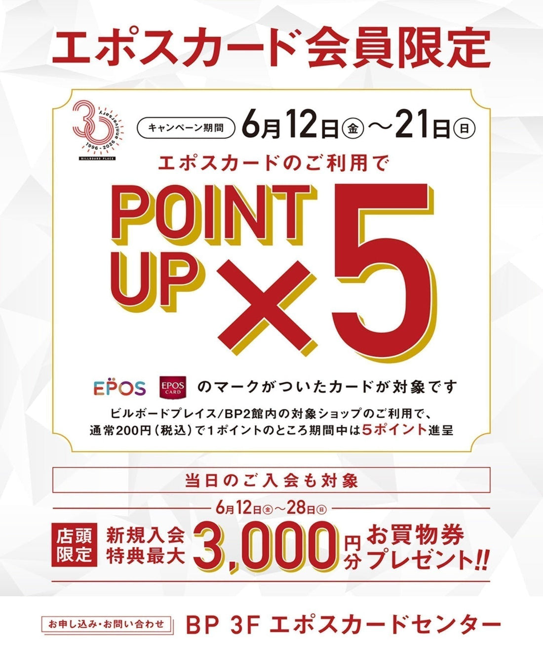 6.4  エポスポイント5倍