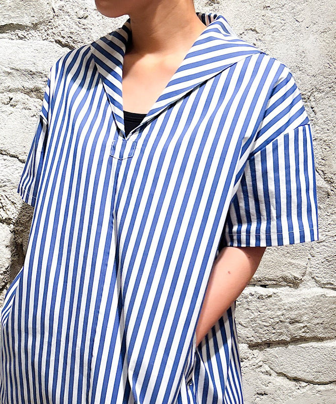 7.24 ストライプセーラーワンピース — LA MARINE FRANCAISE