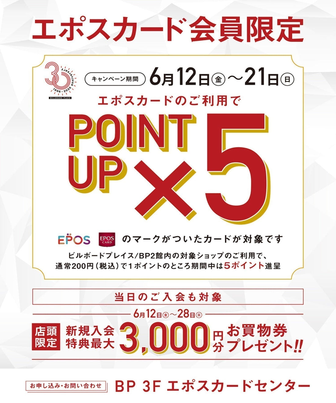 6.4  エポスポイント5倍