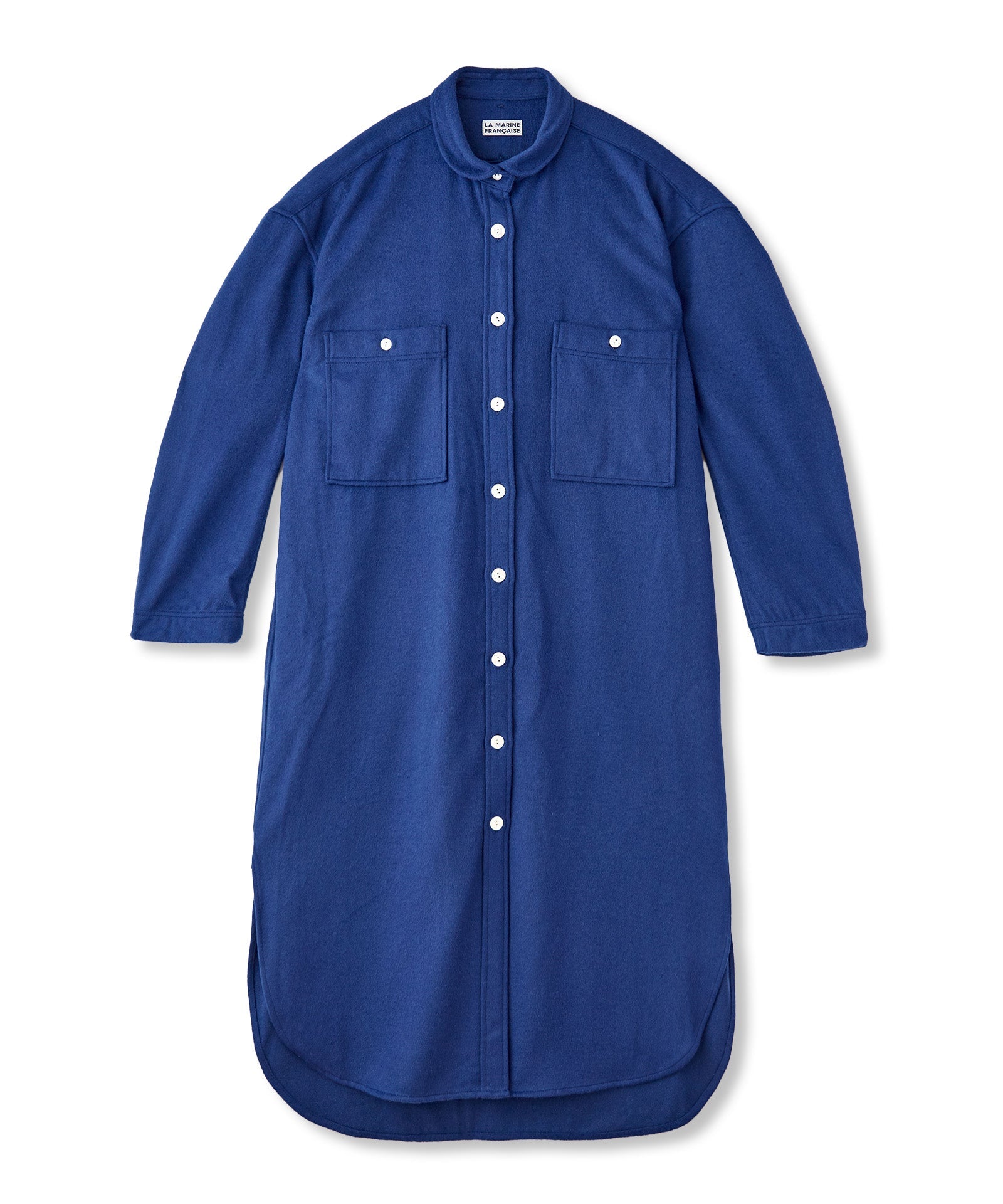 ウールジャージーシャツワンピース