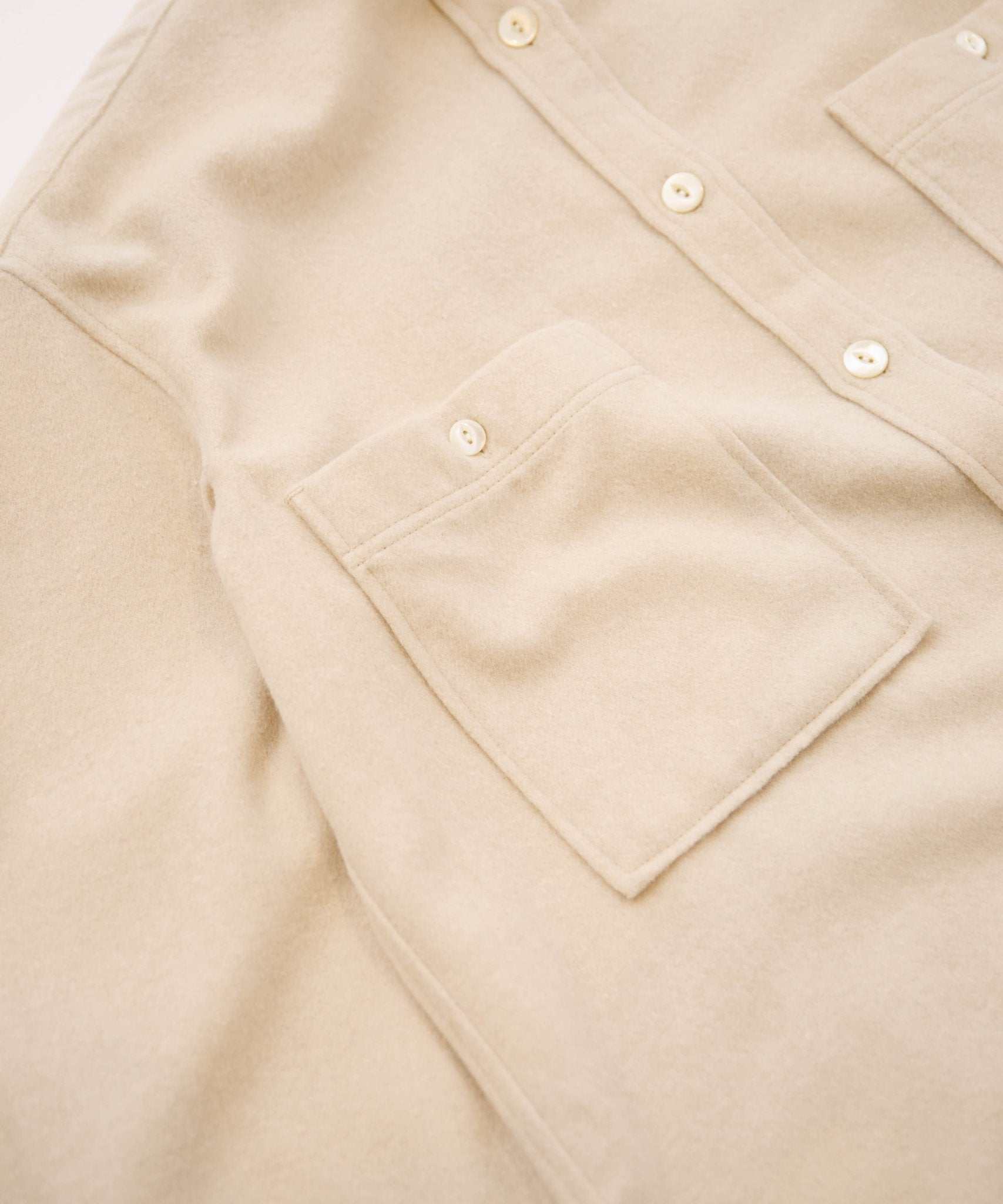 ウールジャージーシャツワンピース