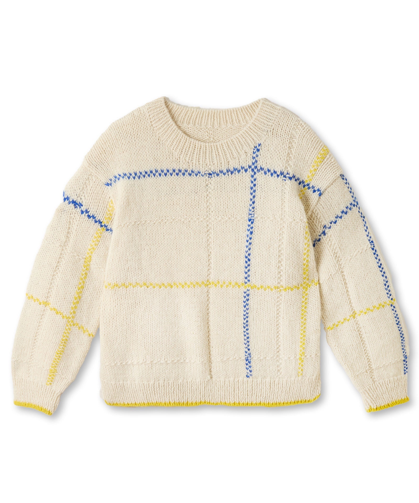 【PERU KNIT】アルパカウールラインプルオーバー