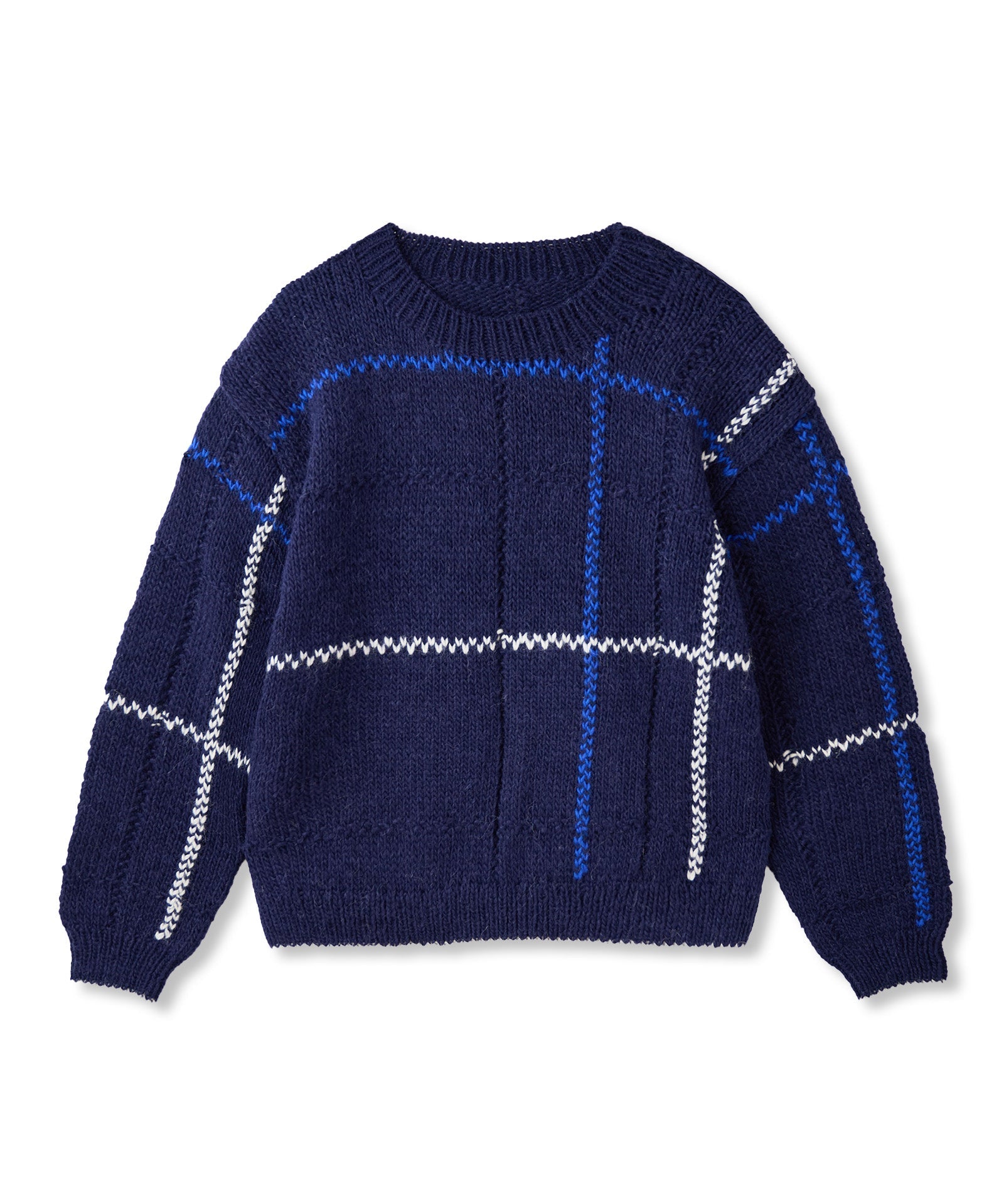 【PERU KNIT】アルパカウールラインプルオーバー