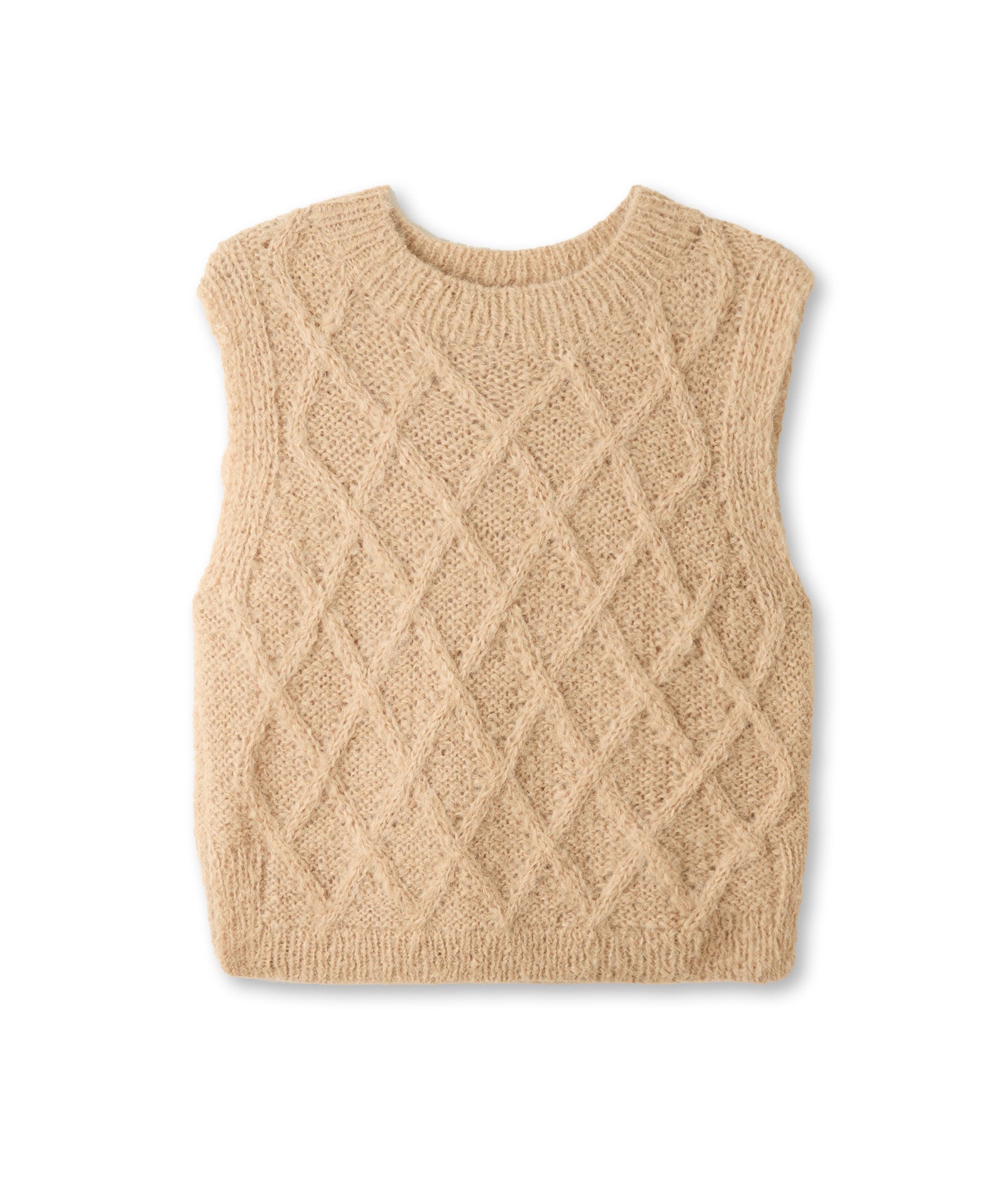 【PERU KNIT】SURIアルパカ柄編みベスト