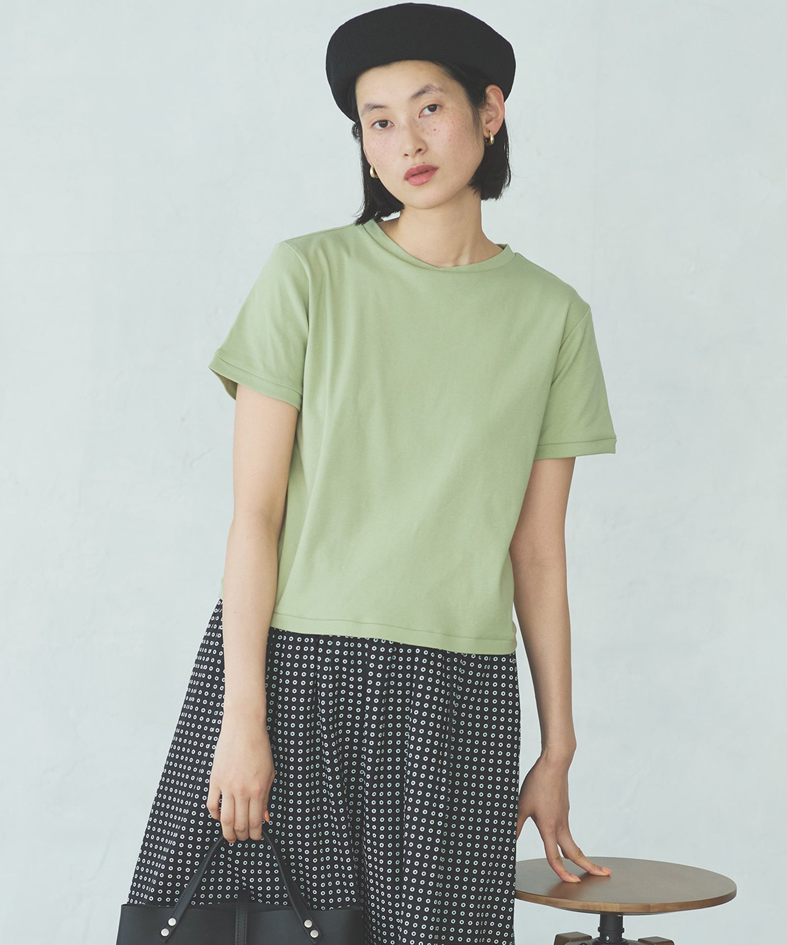フライスフレアTシャツ