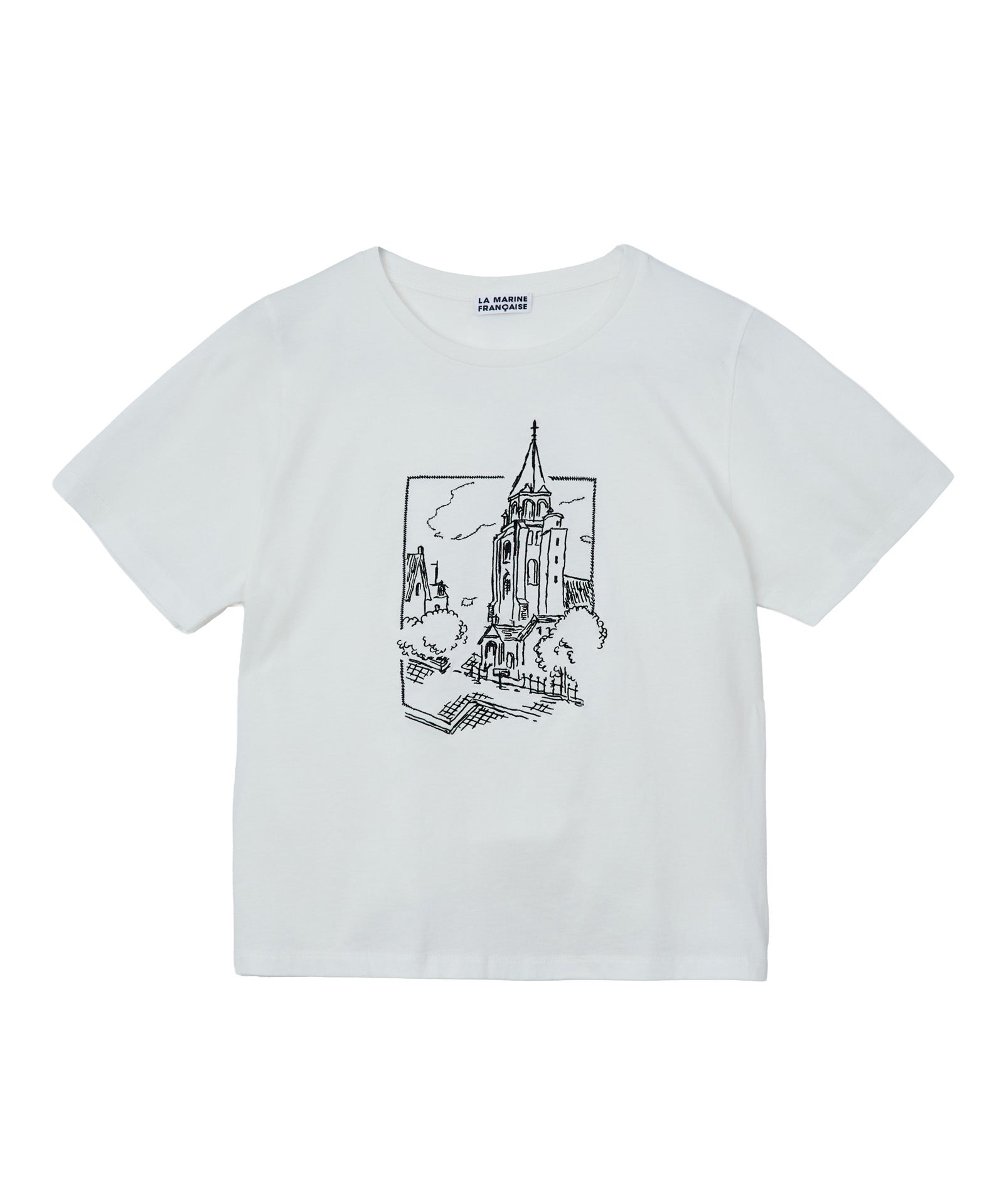 フレンチ刺繍Tシャツ
