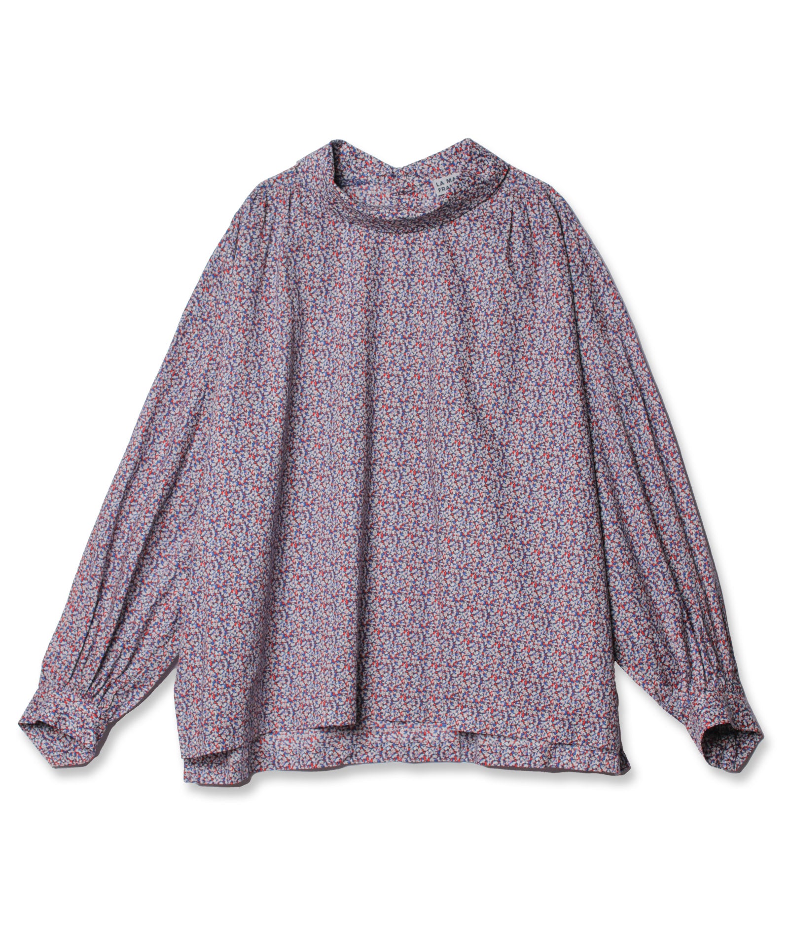 LIBERTYロールカラーブラウス