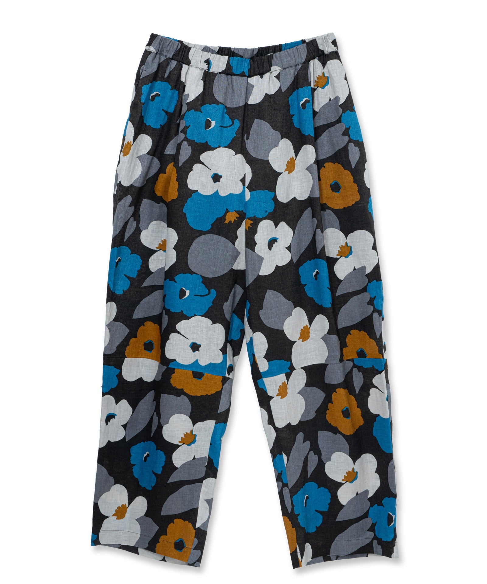 ＜5月発売予定＞リネンリバティプリントバレルパンツ