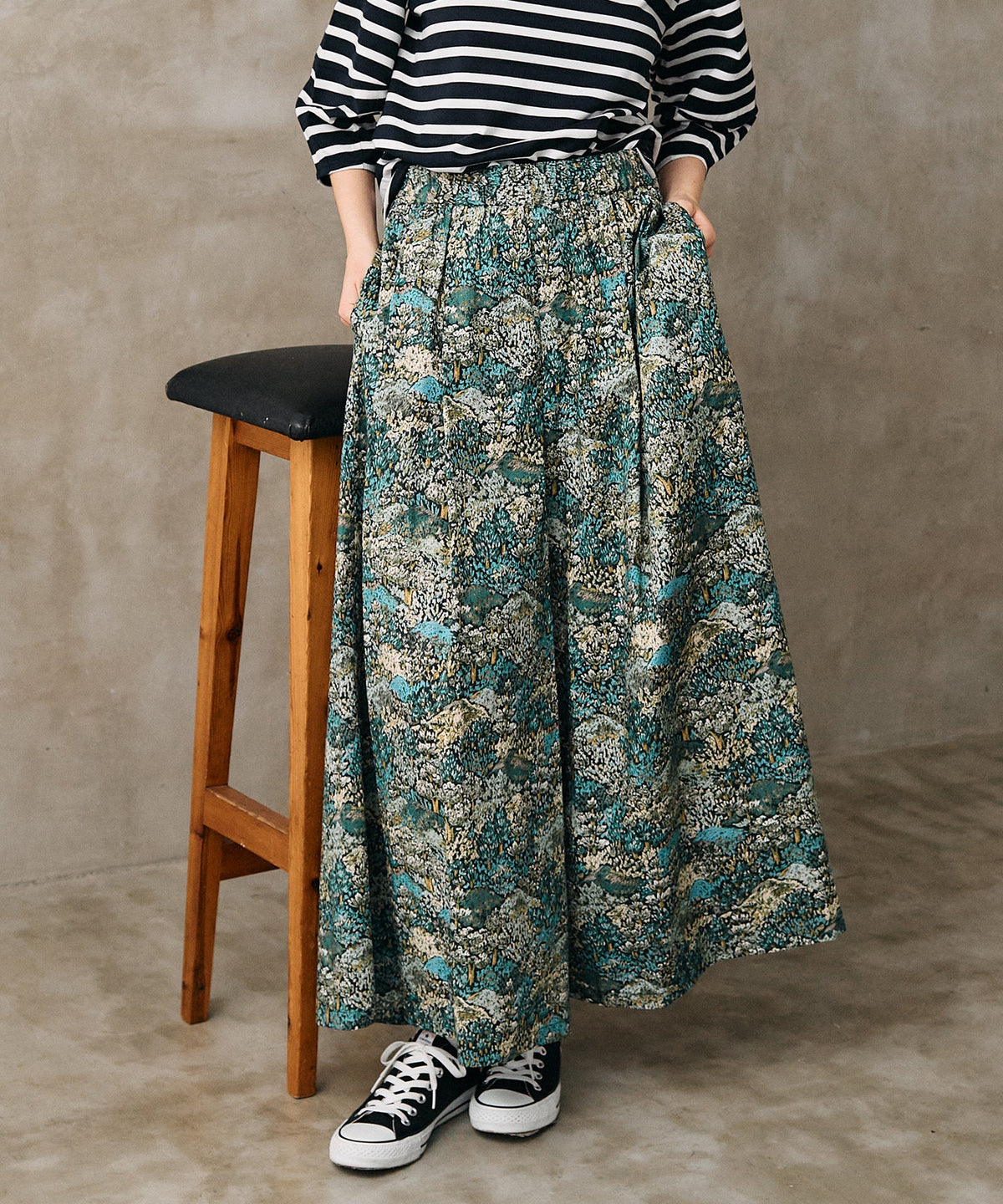 リバティプリントギャザーパンツ — LA MARINE FRANCAISE