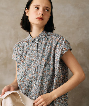 ＜8月発売予定＞ラウンドカラーLIBERTYシャツ