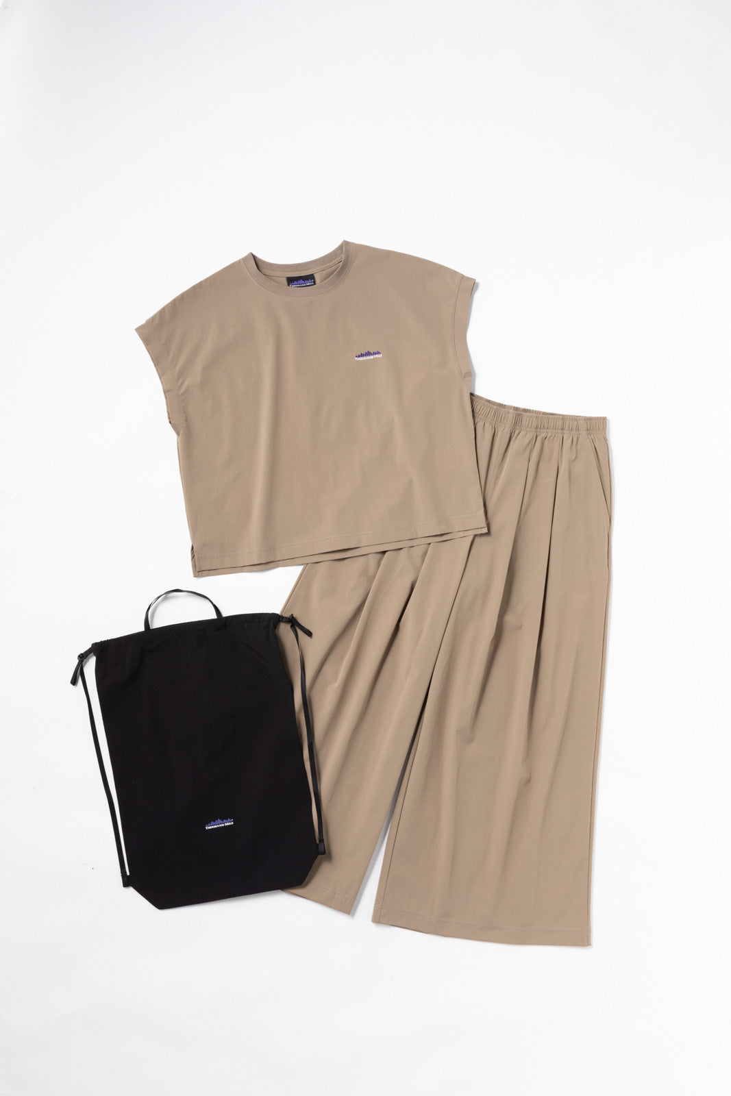 【THOUSAND MILE】FRENCH SLEEVE SHIRT & LONG PANTS SET