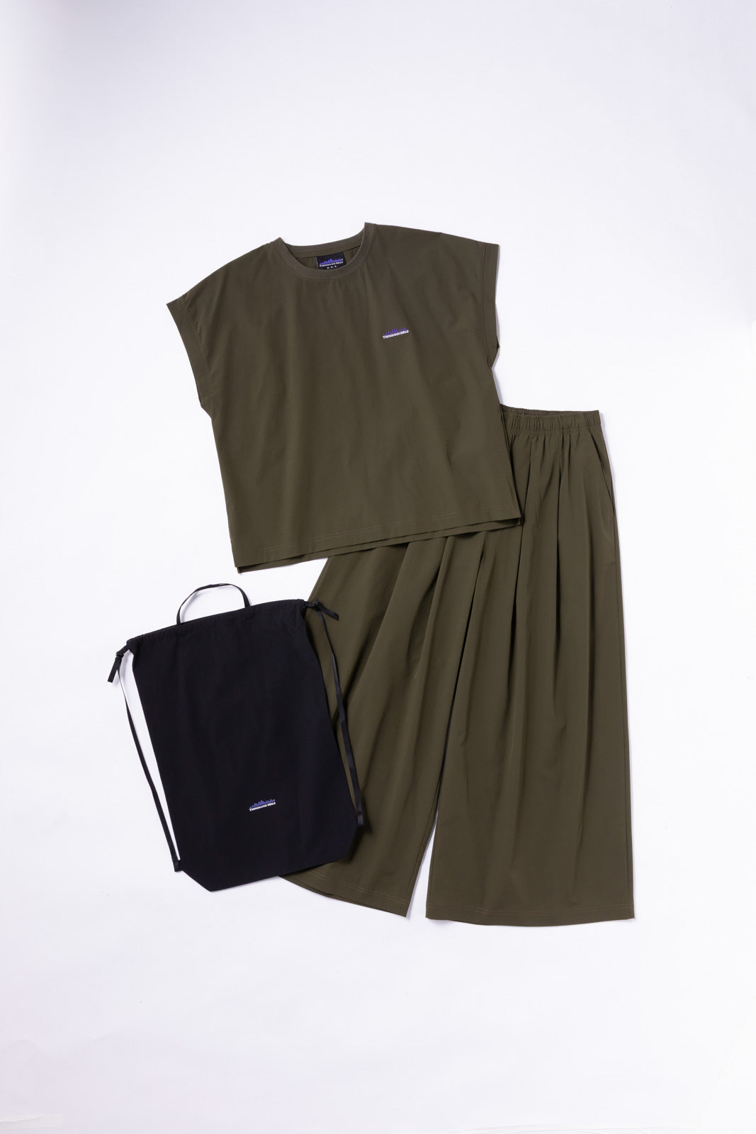 【THOUSAND MILE】FRENCH SLEEVE SHIRT & LONG PANTS SET