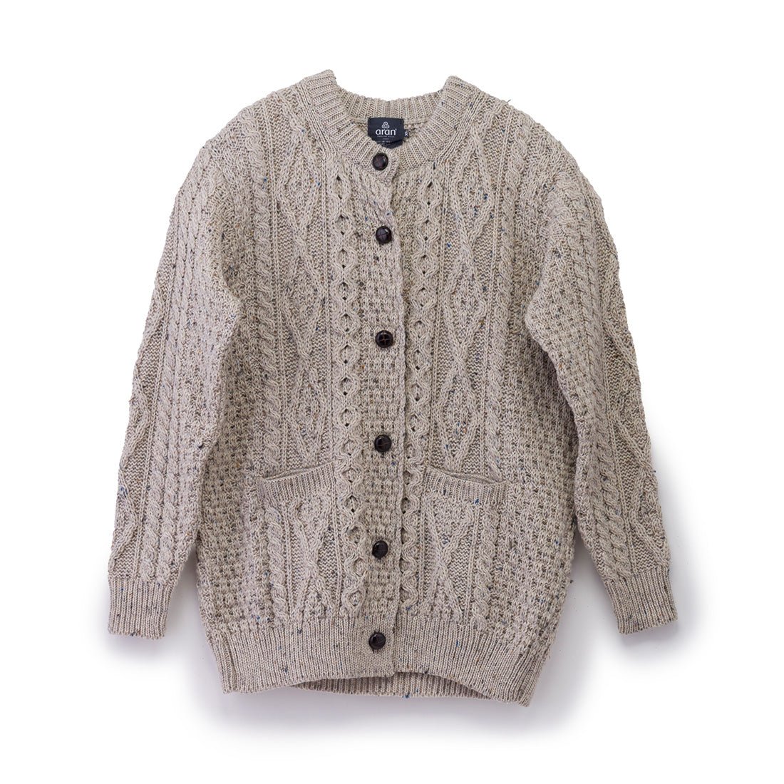 Aran Woollen Mills ボタンカーデ