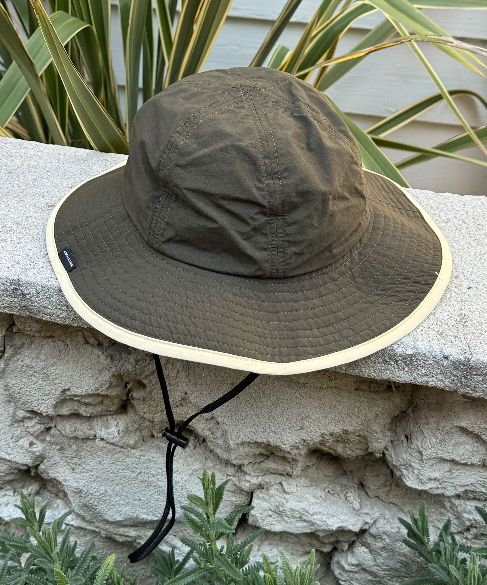 【ARCH & LINE】UVCUT NYLON PIPING HAT