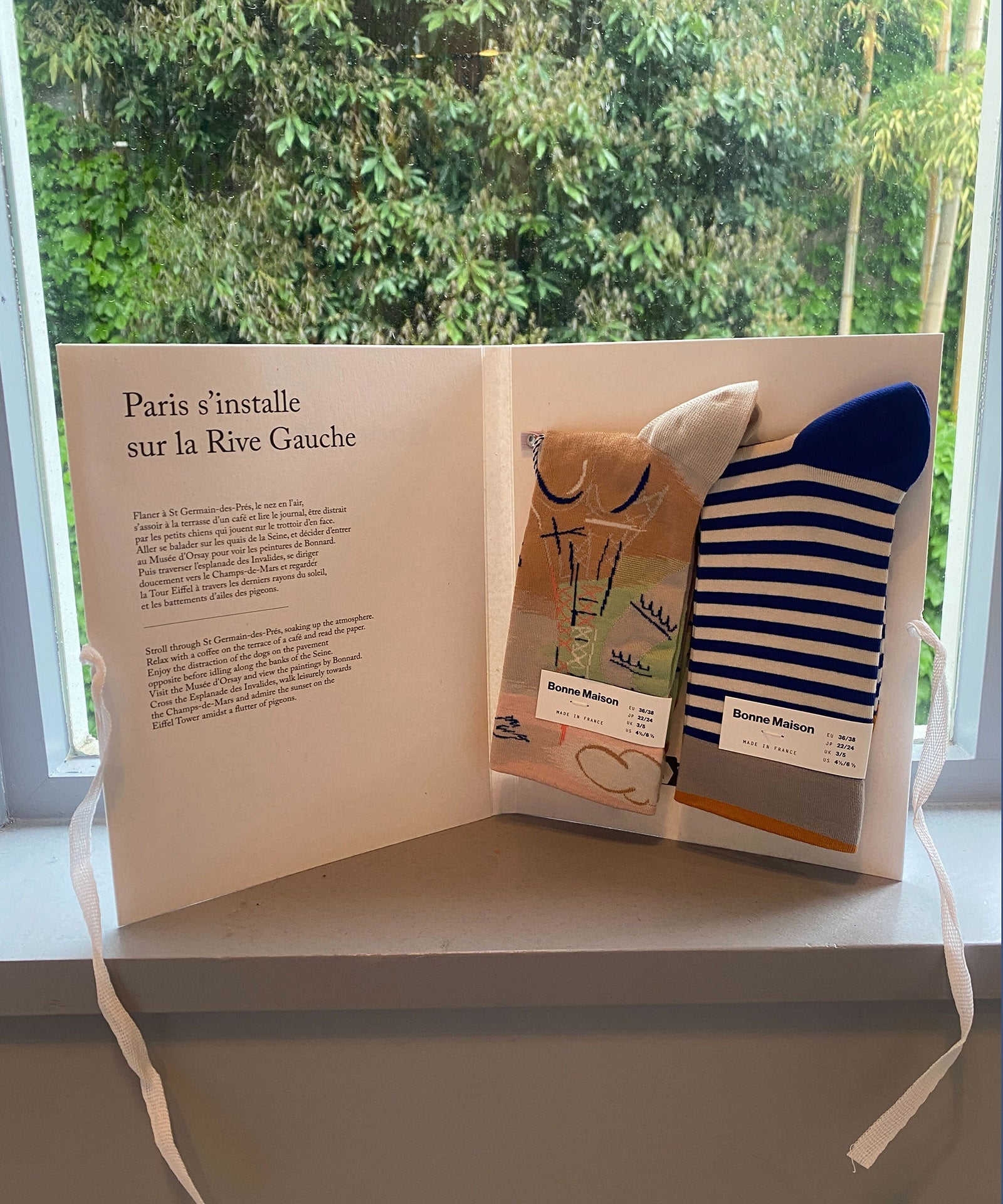 【Bonne Maison 】The Book PARIS 2setソックス
