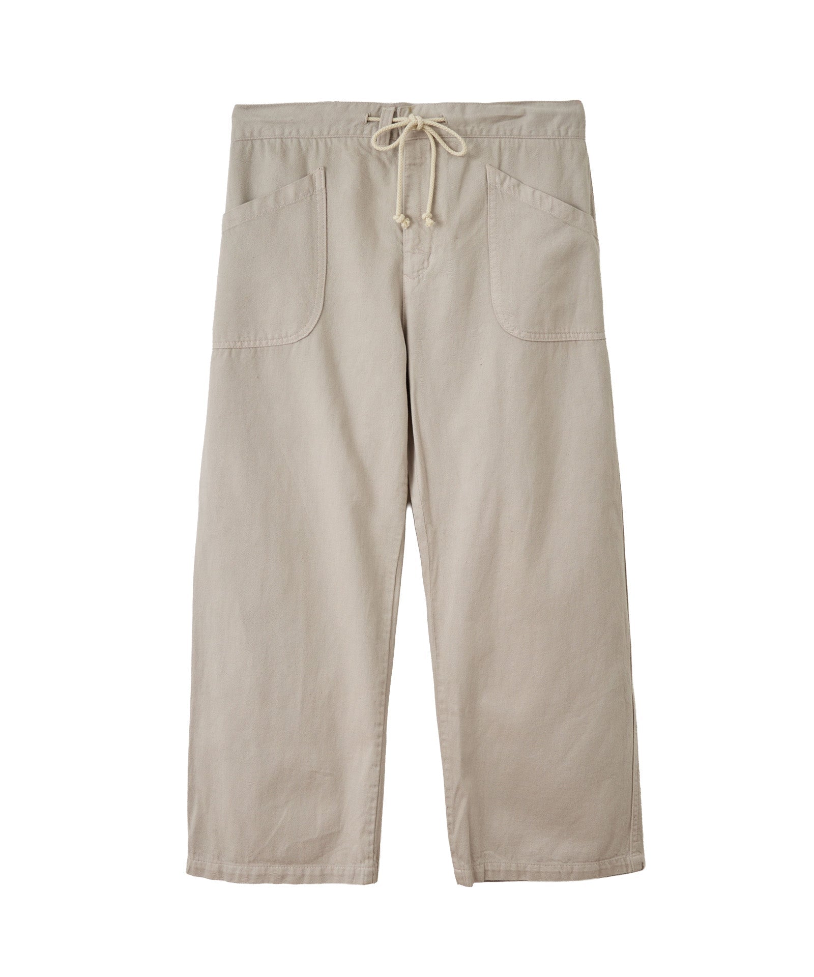 【caqu】color linen eazy wide PT