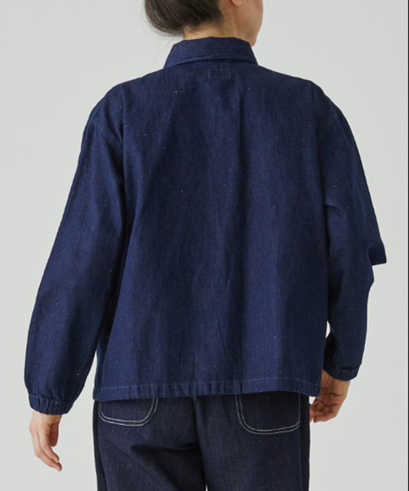 【caqu】linen coach JKT