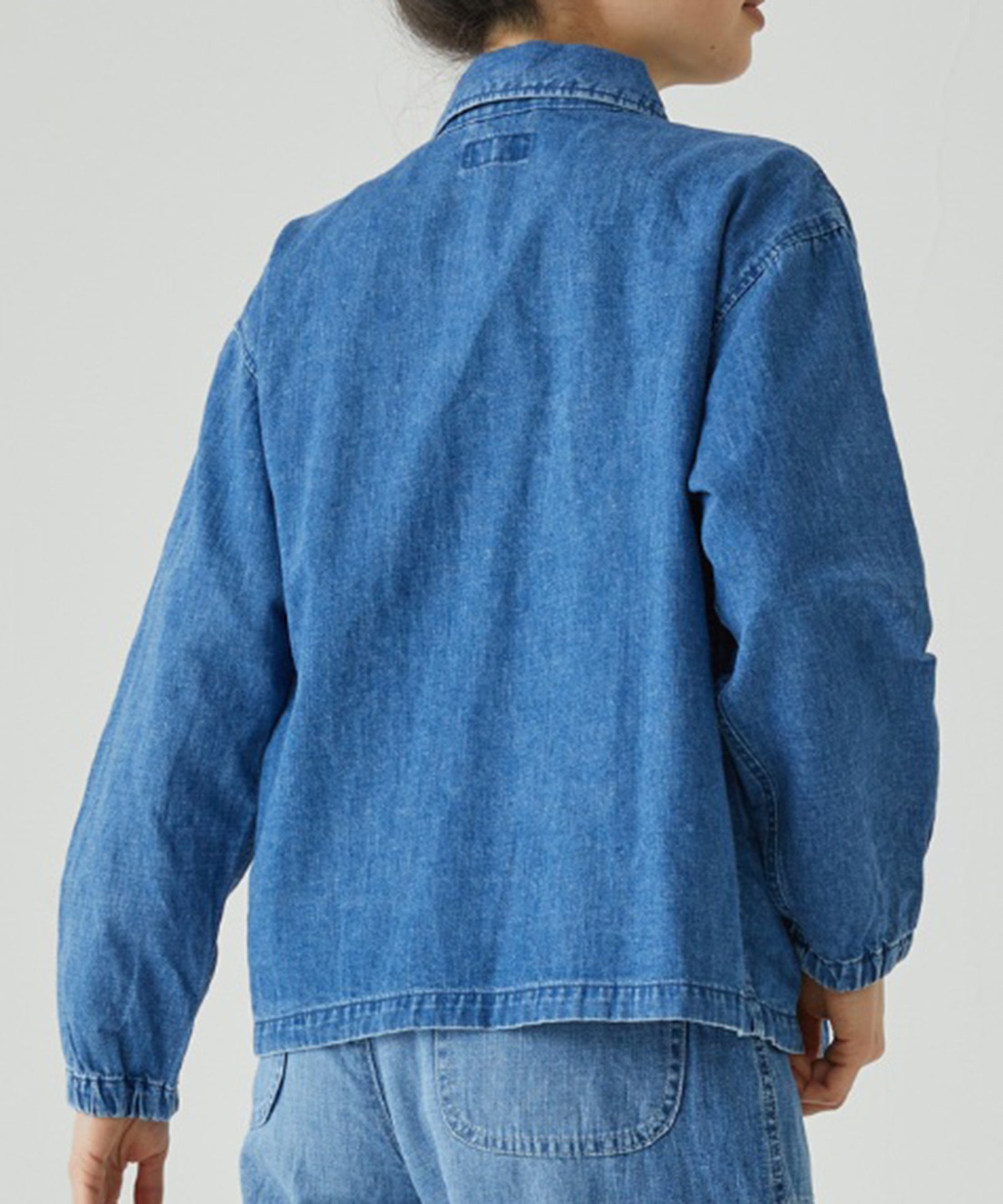 【caqu】linen coach JKT