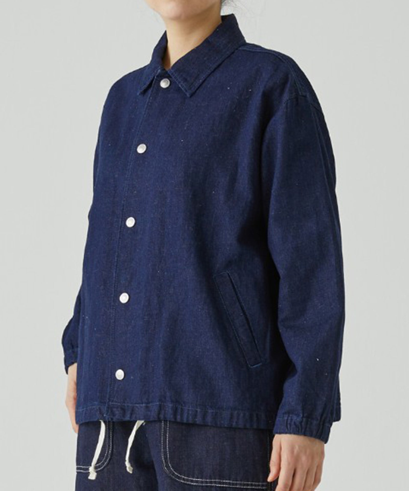 【caqu】linen coach JKT