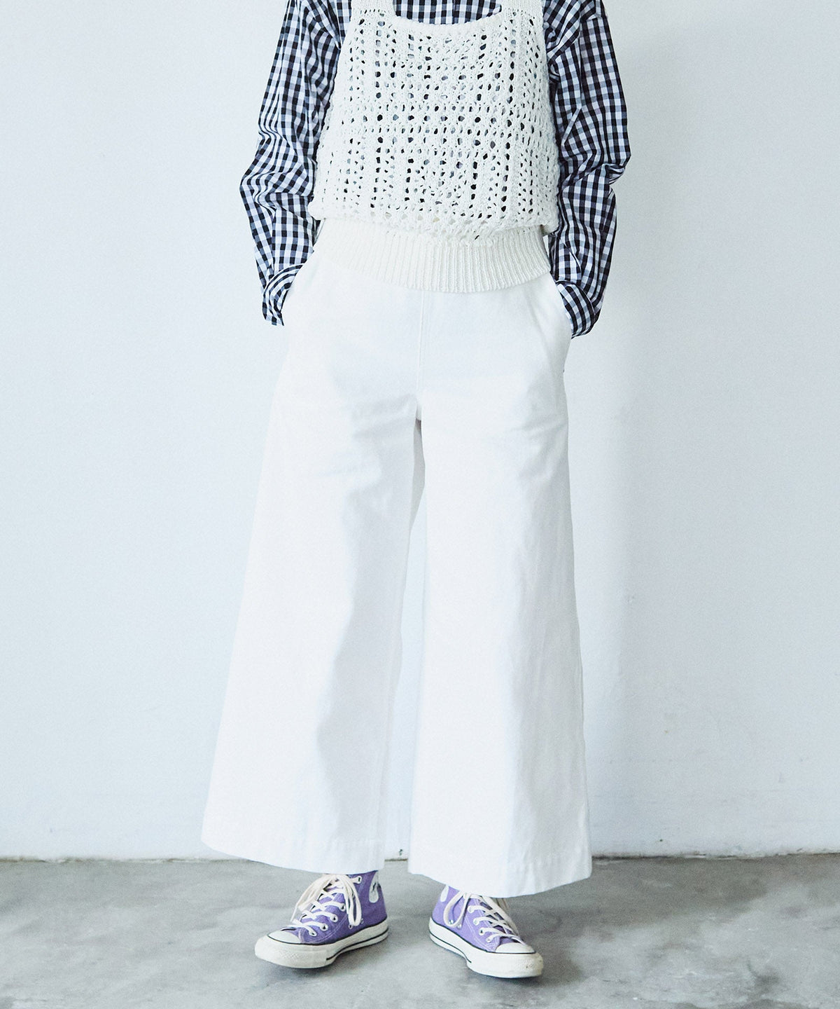 CHEVAL plus】別注 ホワイトセーラーパンツ — LA MARINE FRANCAISE