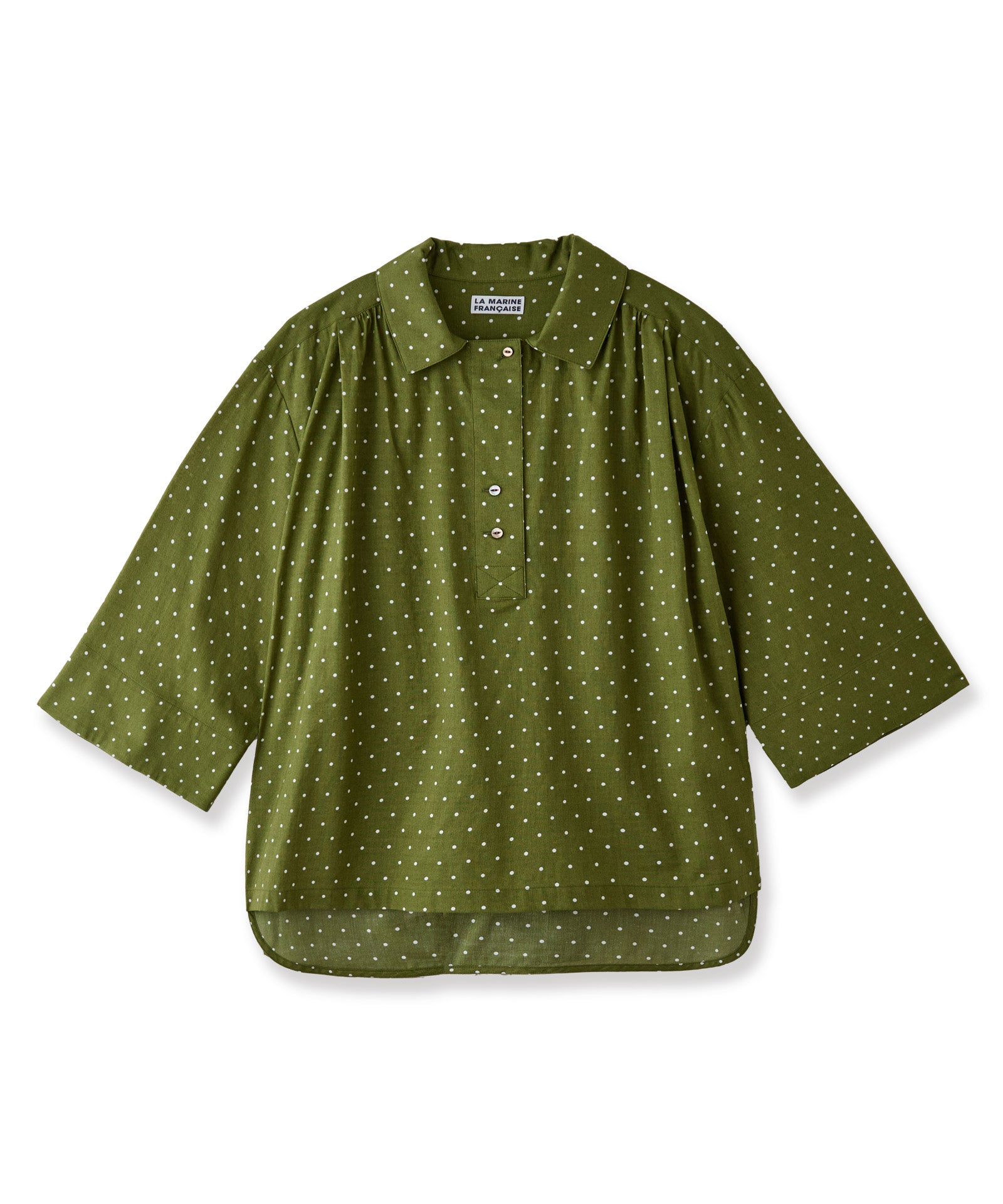 dot et noir スキッパーブラウス