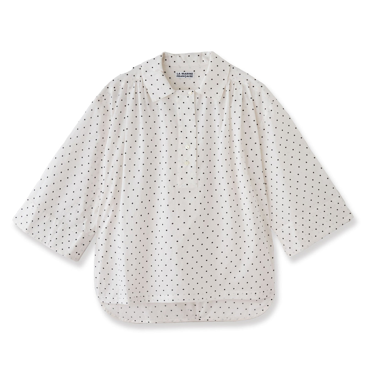 dot et noir スキッパーブラウス — LA MARINE FRANCAISE