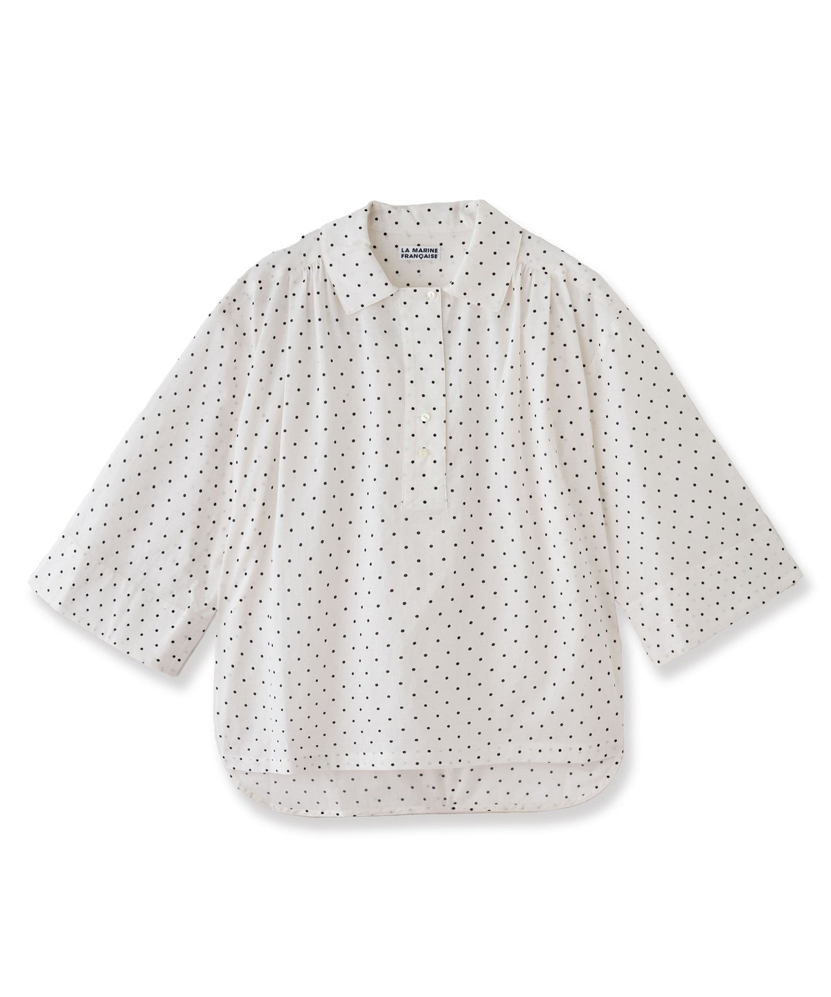 dot et noir スキッパーブラウス — LA MARINE FRANCAISE