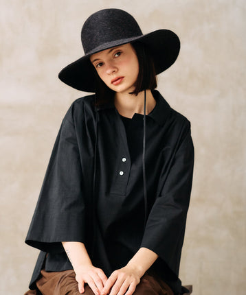 《予約》dot et noir スキッパーブラウス