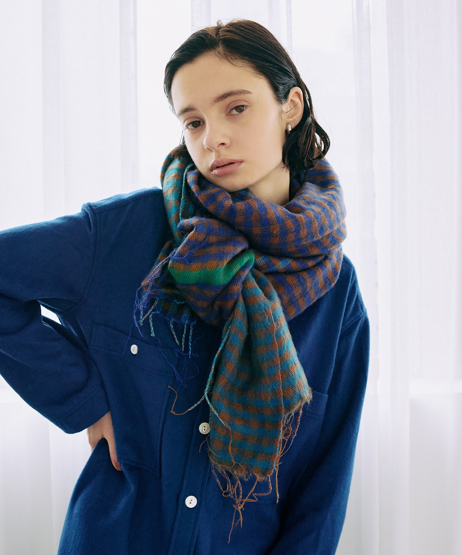 【hint　hint】チェックストール