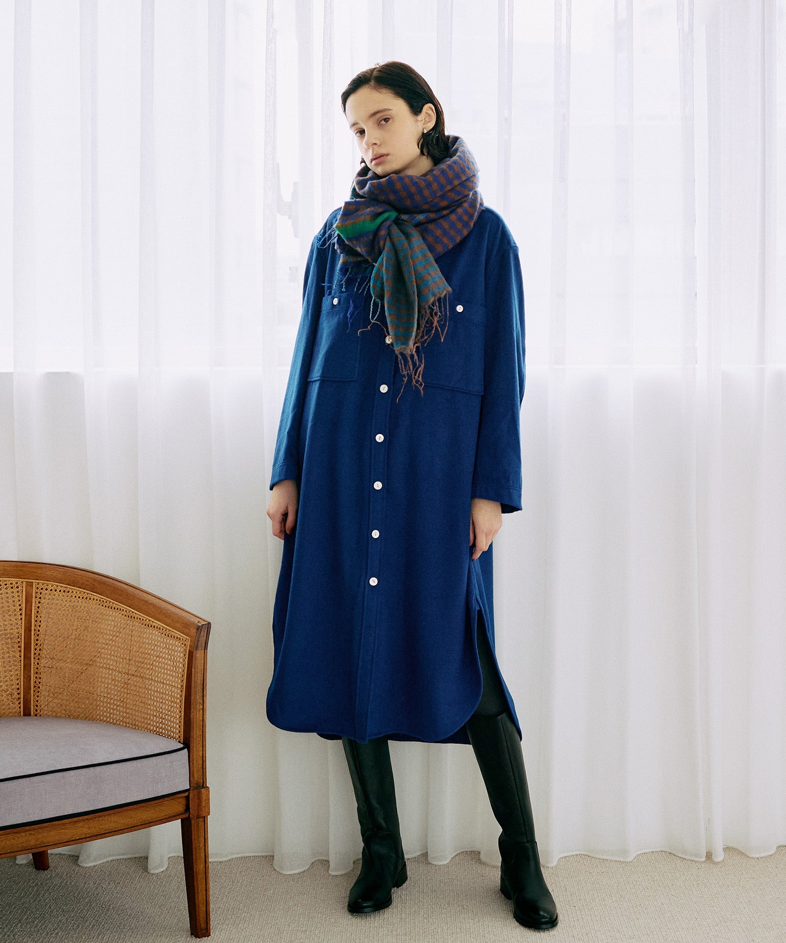 【hint　hint】チェックストール