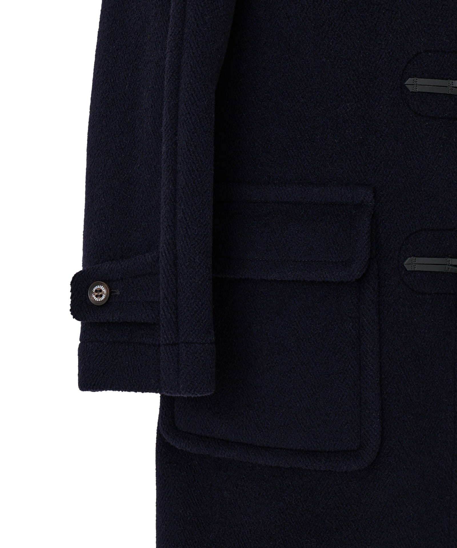 【INVERTERE/インバーティア】ウールヘリンボーンダッフルコート レギュラーフィット