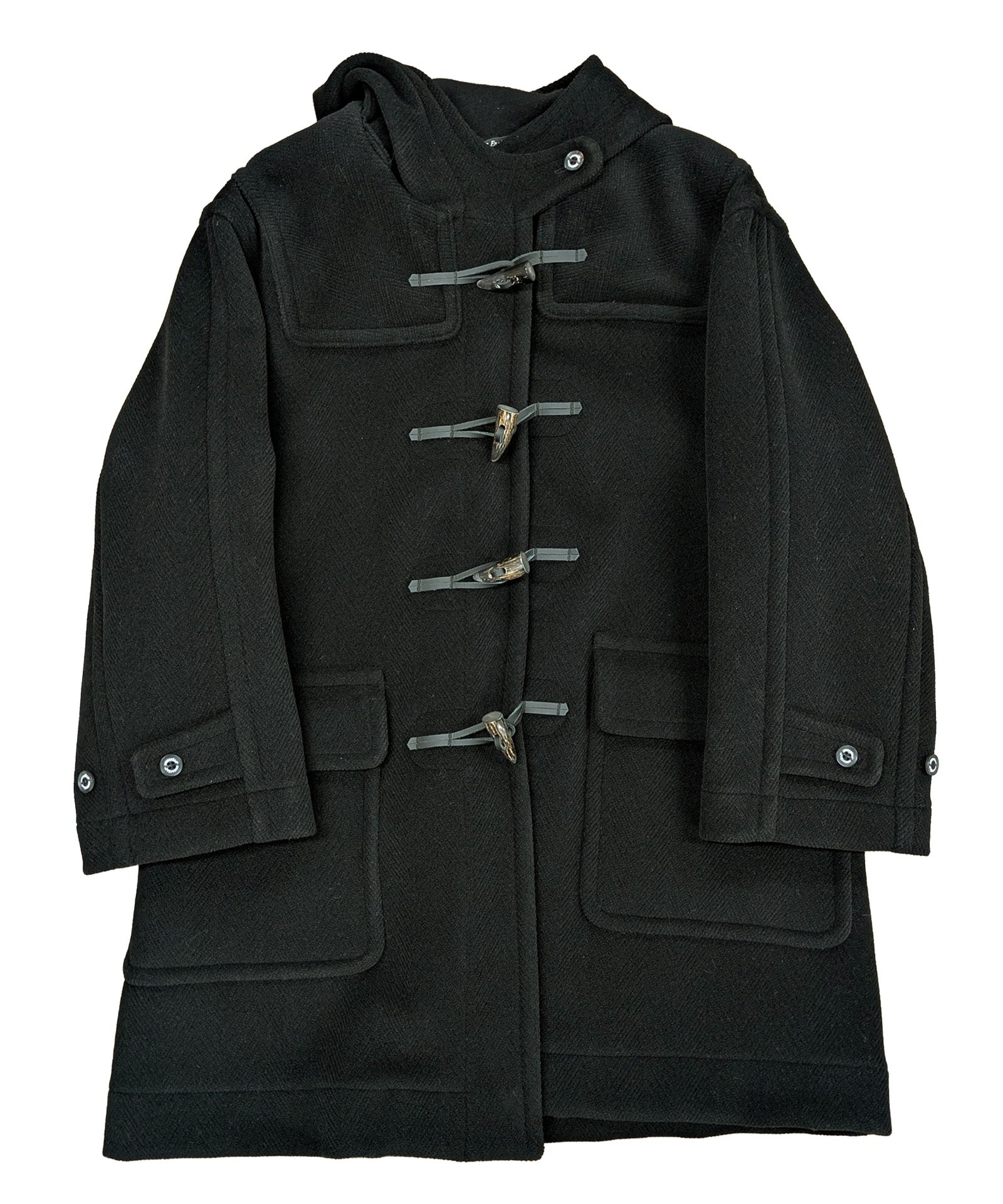 【INVERTERE/インバーティア】ウールヘリンボーンダッフルコート リラックスフィット