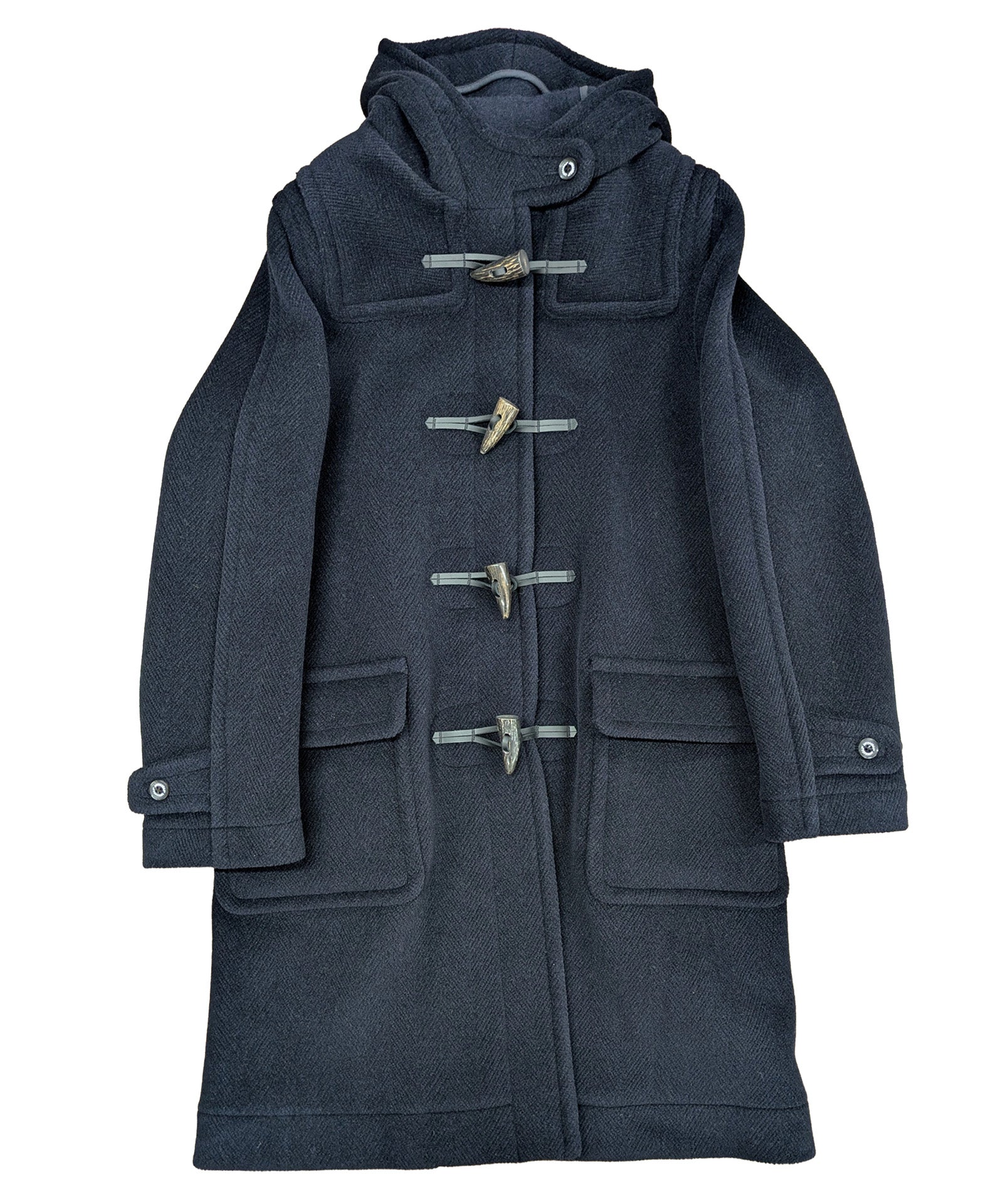 【INVERTERE/インバーティア】ウールヘリンボーンダッフルコート レギュラーフィット