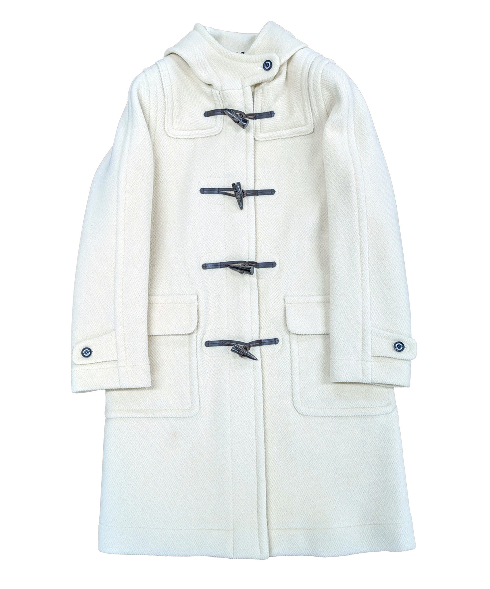 【INVERTERE/インバーティア】ウールヘリンボーンダッフルコート レギュラーフィット