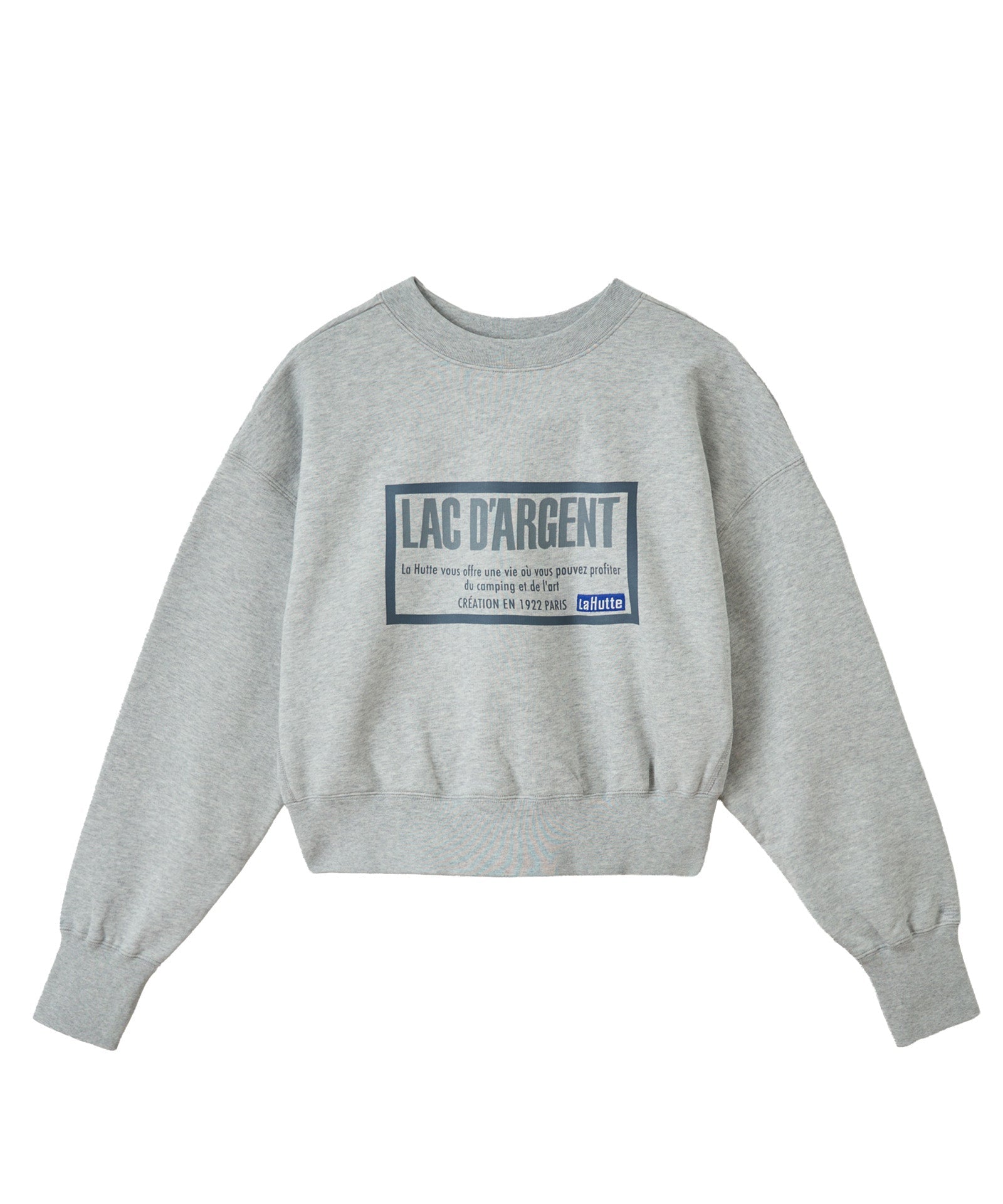 【LA HUTTE】ショート丈スウェット