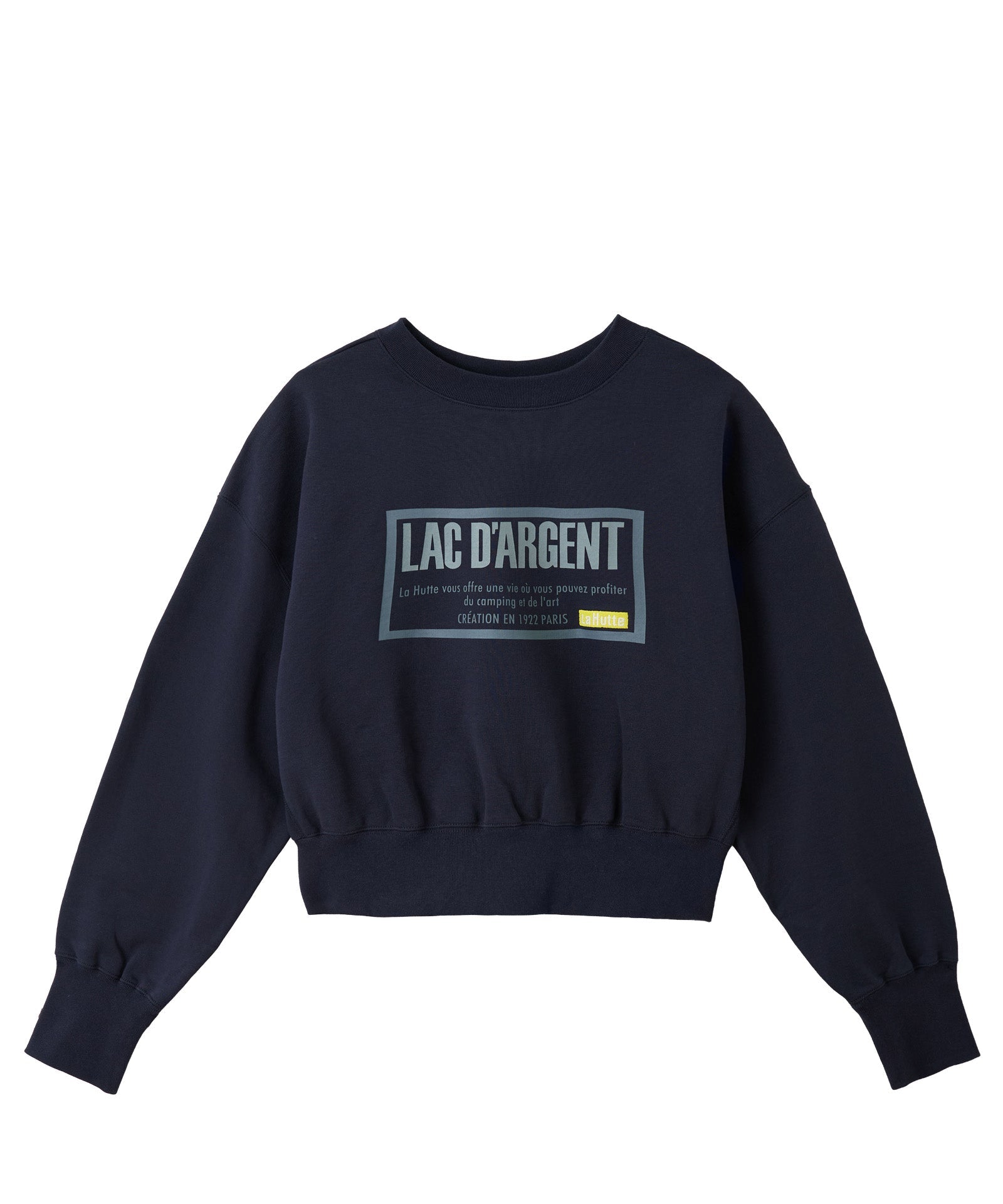 【LA HUTTE】ショート丈スウェット