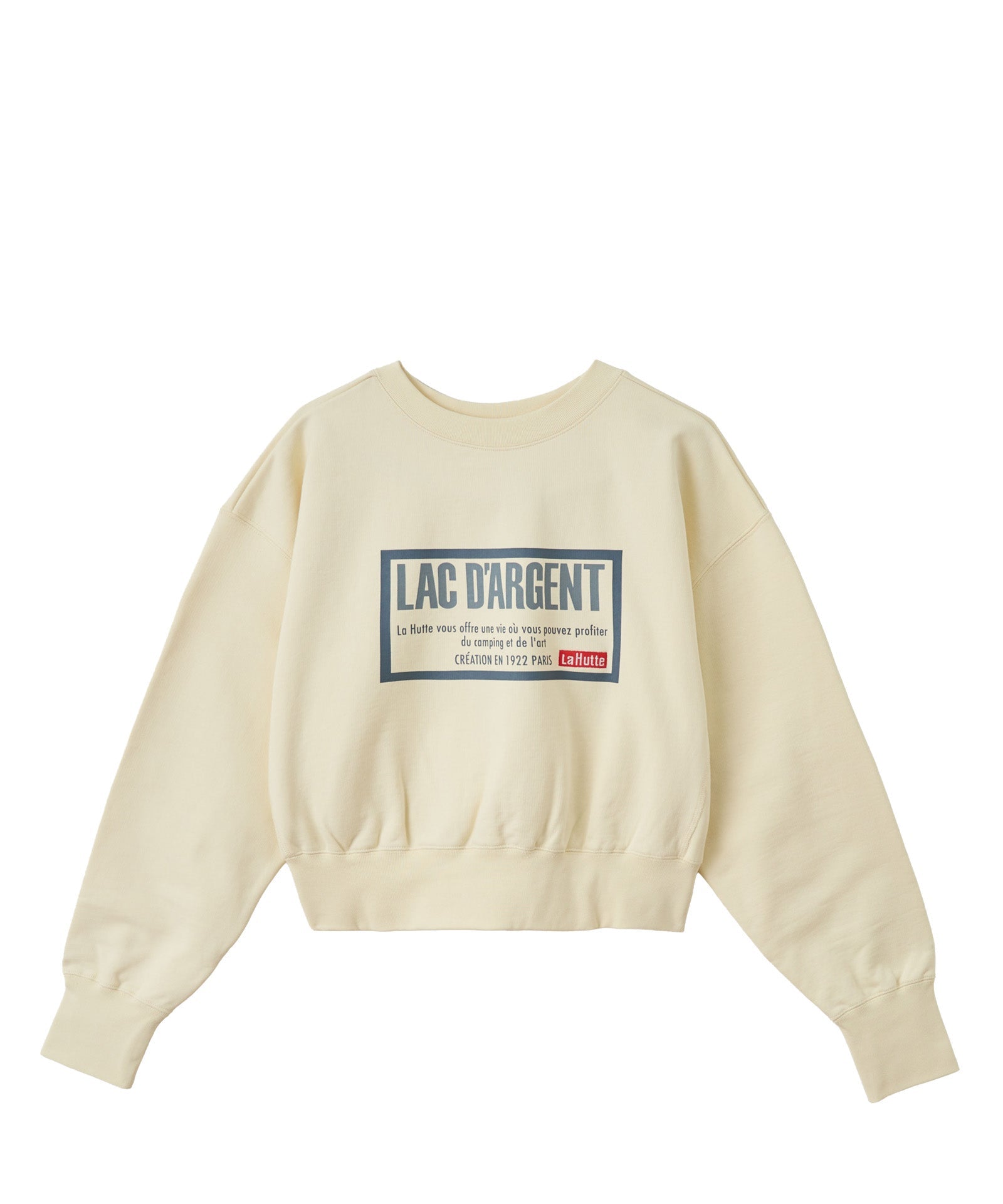 【LA HUTTE】ショート丈スウェット